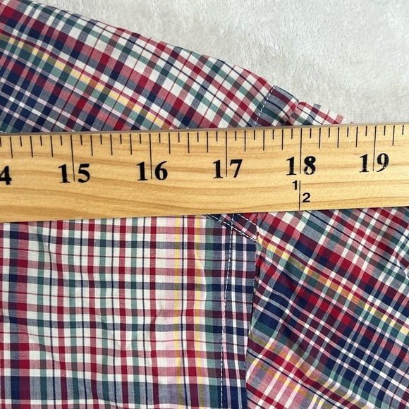 Vintage Polo Ralph Lauren Medium Lightweight Western Men's Red Plaid Shirt - Picture 7 of 8